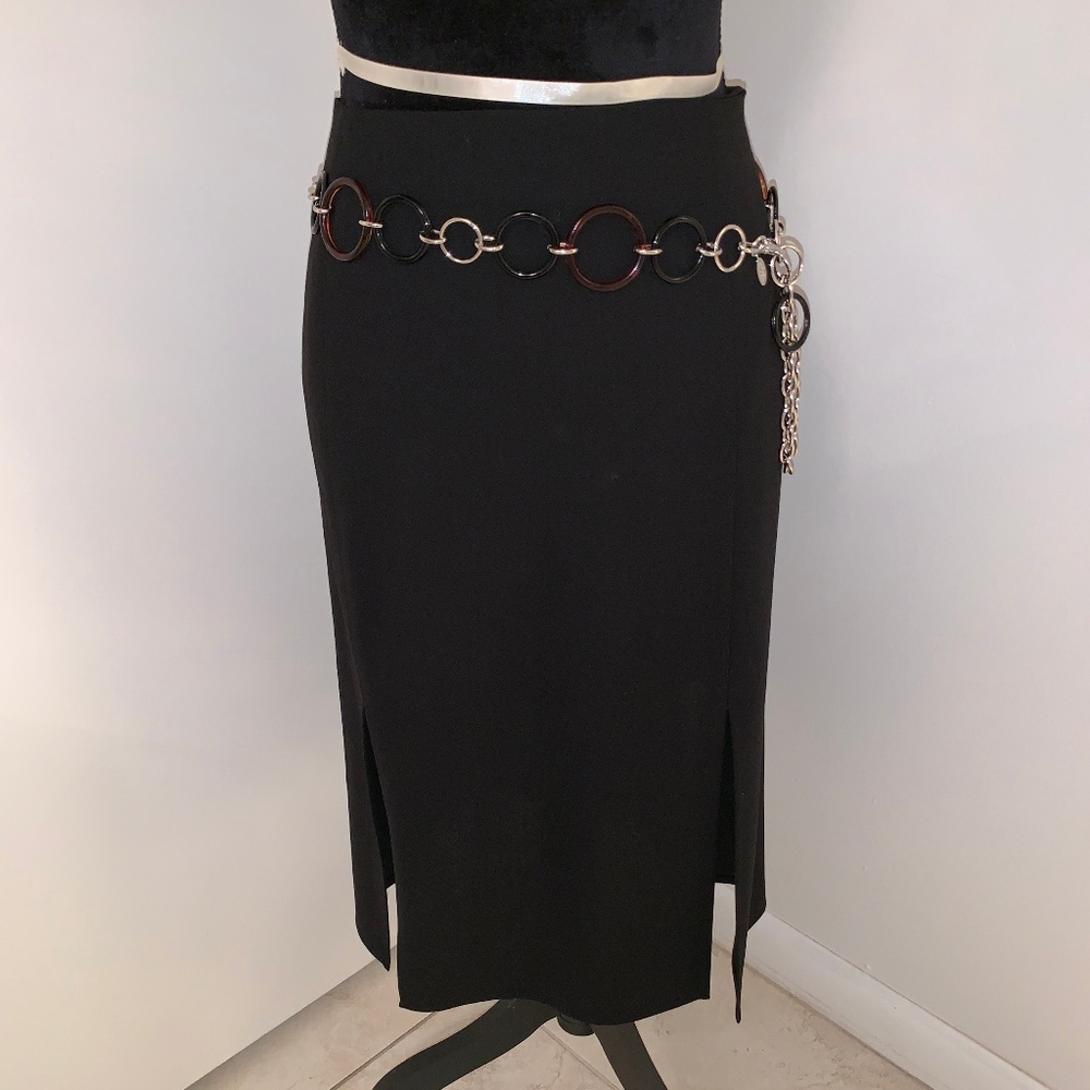 Valentino Black Pencil Skirt - Picture 2 of 8